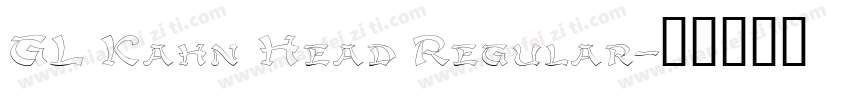 GL Kahn Head Regular字体转换